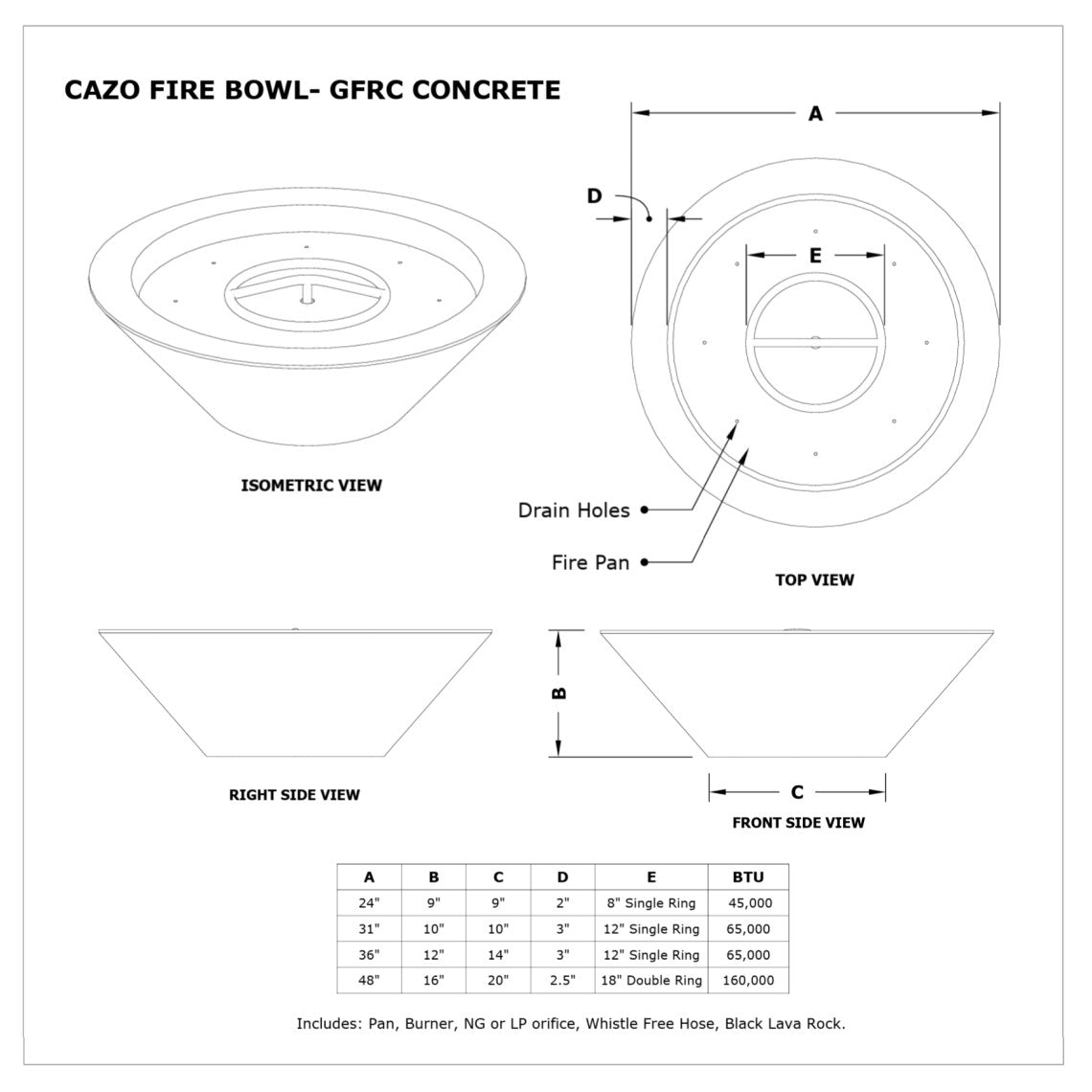 The Outdoor Plus Cazo Round Water Bowl