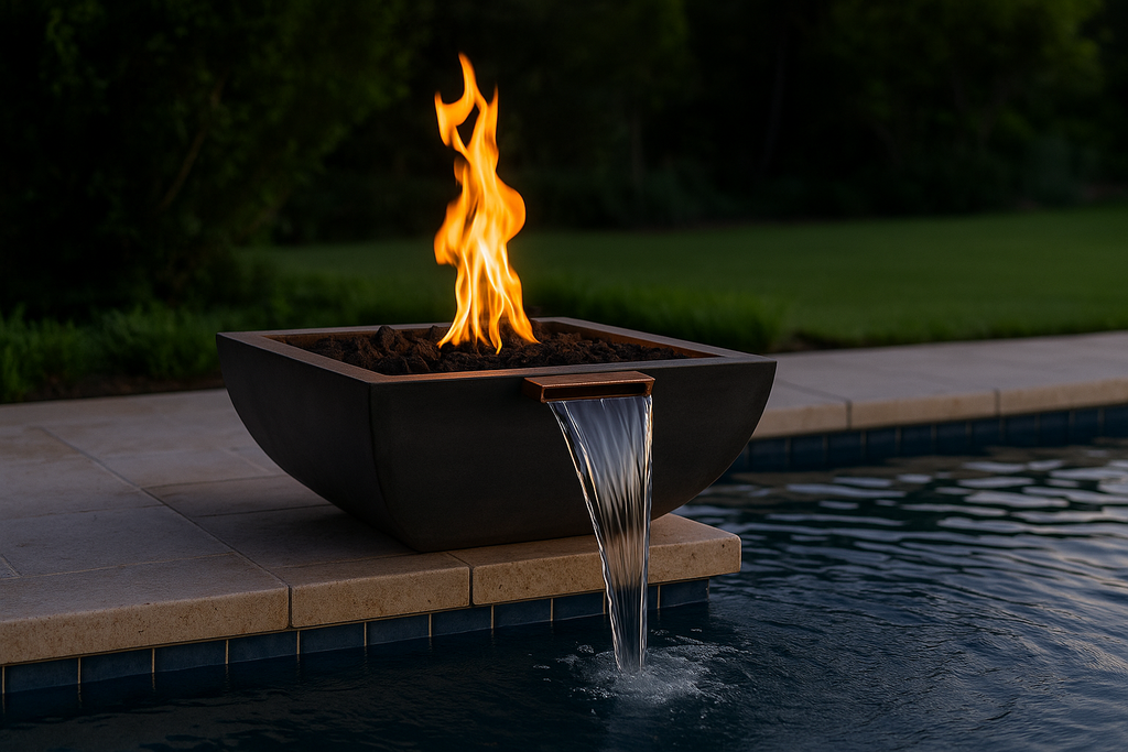 The Outdoor Plus Avalon Square Fire & Water Bowl