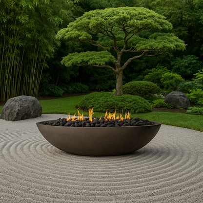 Slick Rock Oasis Oval Gas Fire Bowl