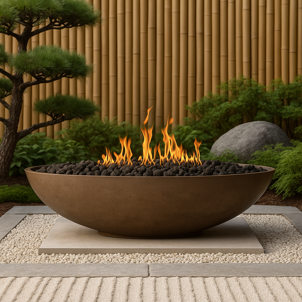 Slick Rock Oasis Oval Gas Fire Bowl