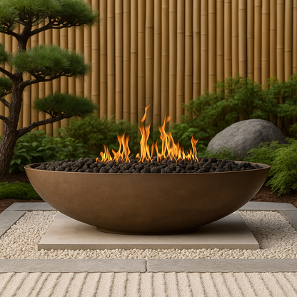 Slick Rock Oasis Oval Gas Fire Bowl