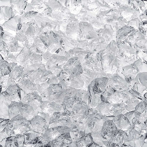 Crushed Fire Glass Clear