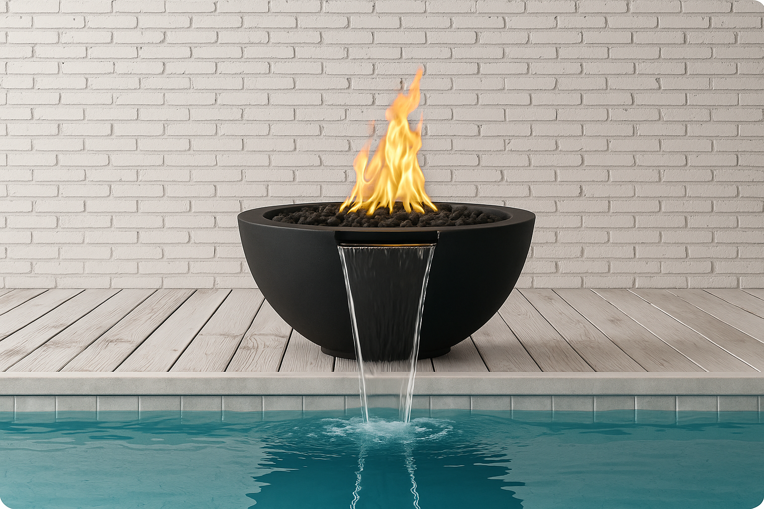 Prism Hardscapes Sorrento Round Fire & Water Bowl