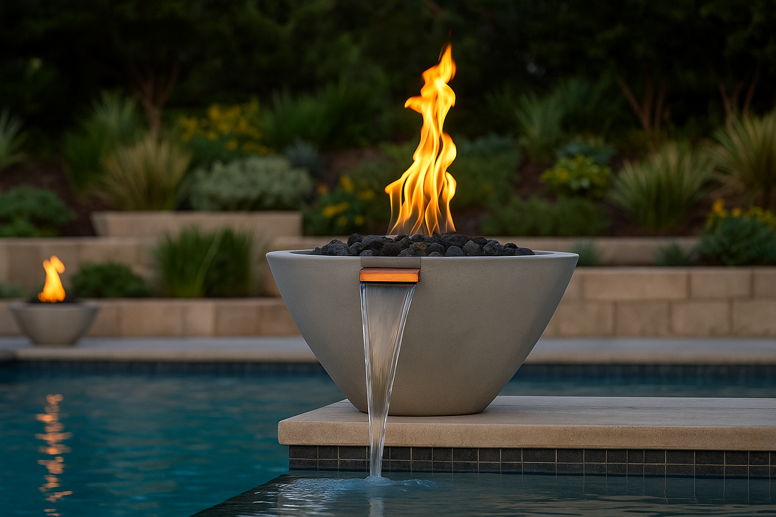 Prism Hardscapes Verona Round Fire & Water Bowl