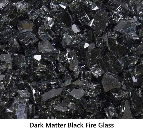 1/ Tempered Fire Glass Dark Matter Black Reflective