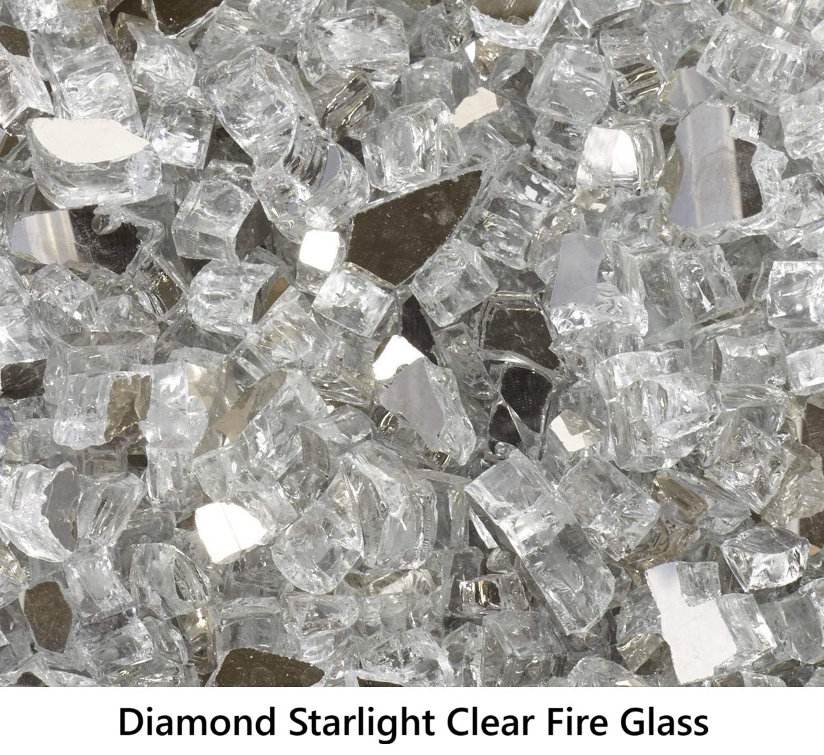 1/ Tempered Fire Glass Diamond Starlight Clear