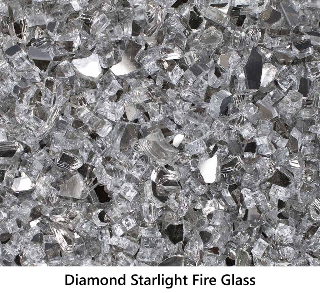1/ Tempered Fire Glass Diamond Starlight Reflective