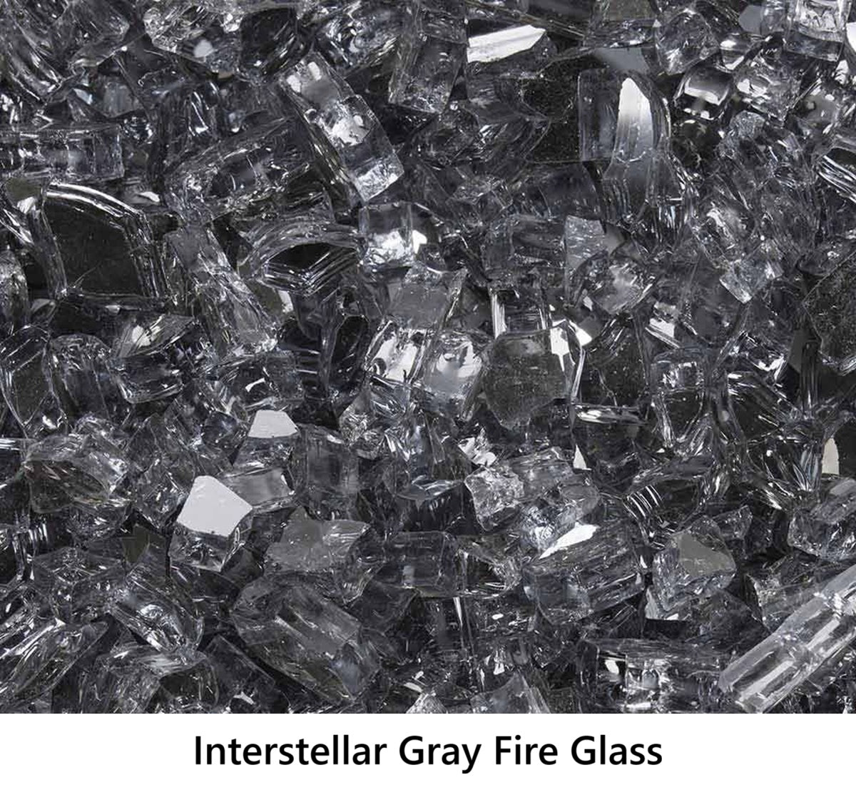 1/ Tempered Fire Glass Interstellar Gray Reflective