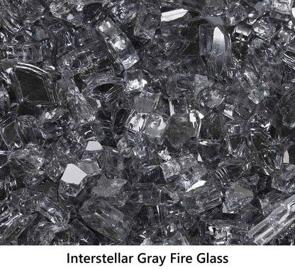 1/ Tempered Fire Glass Interstellar Gray Reflective
