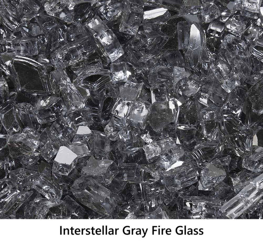 1/ Tempered Fire Glass Interstellar Gray Reflective