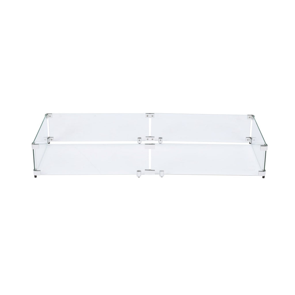 Quad Fire Pit Table Wind Guard