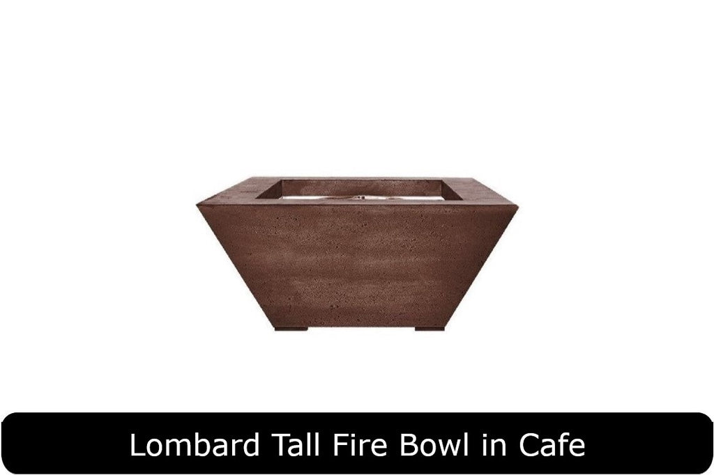 Prism Hardscapes Lombard Tall Square Fire Bowl
