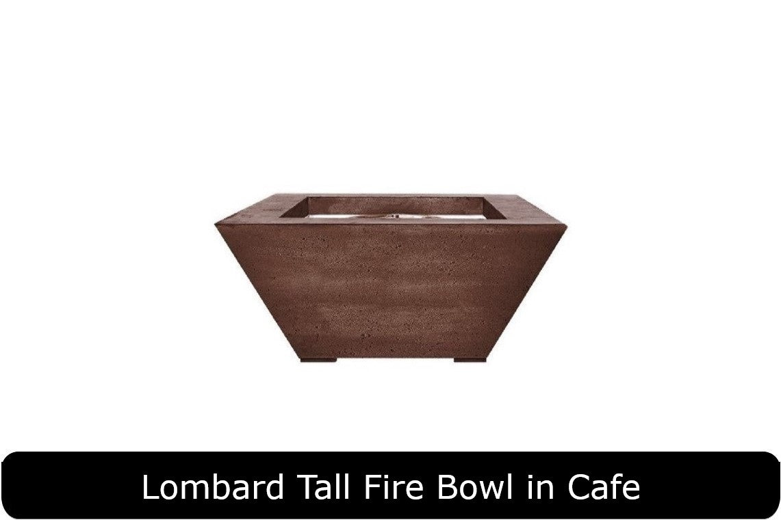 Prism Hardscapes Lombard Tall Square Fire Bowl