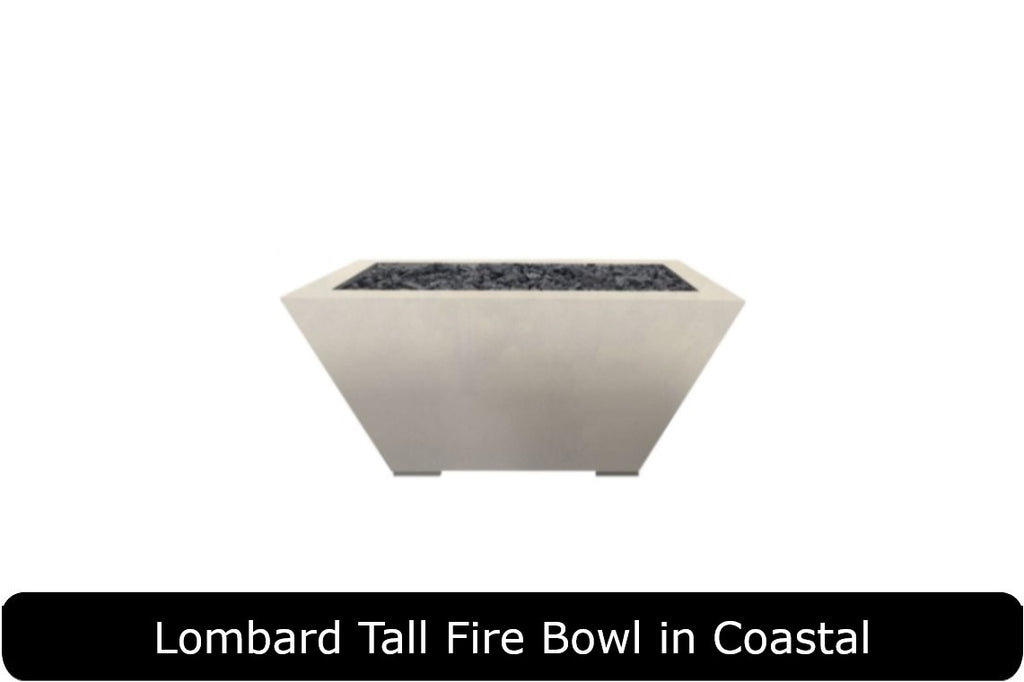 Prism Hardscapes Lombard Tall Square Fire Bowl