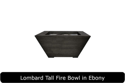 Prism Hardscapes Lombard-P Tall 32in Square Fire Bowl