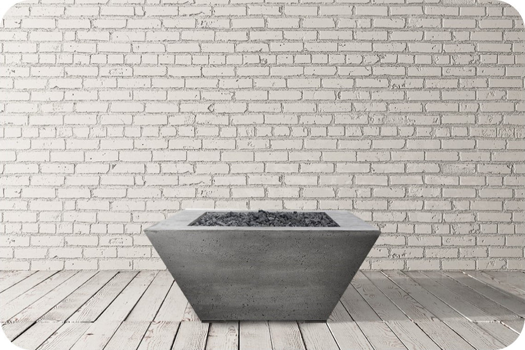 Prism Hardscapes Lombard Tall Square Fire Bowl
