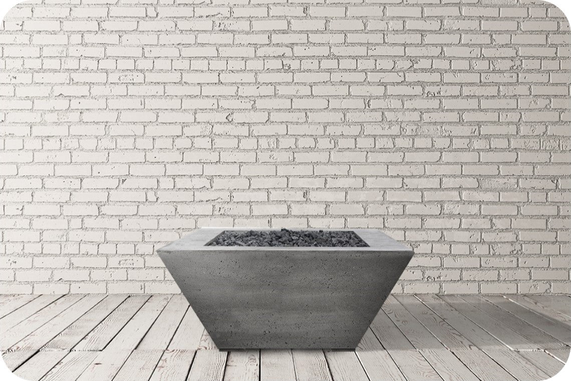 Prism Hardscapes Lombard Tall Square Fire Bowl