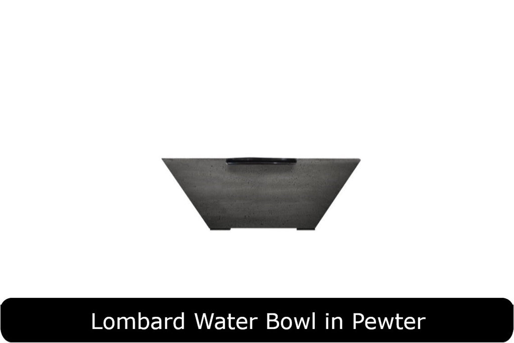 Prism Hardscapes Lombard Pedestal Square Water Bowl