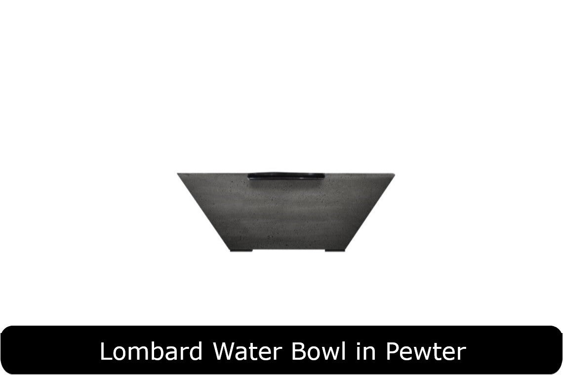 Prism Hardscapes Lombard Pedestal Square Water Bowl