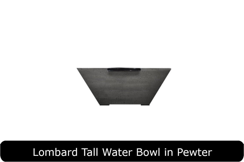 Prism Hardscapes Lombard Tall Square Water Bowl