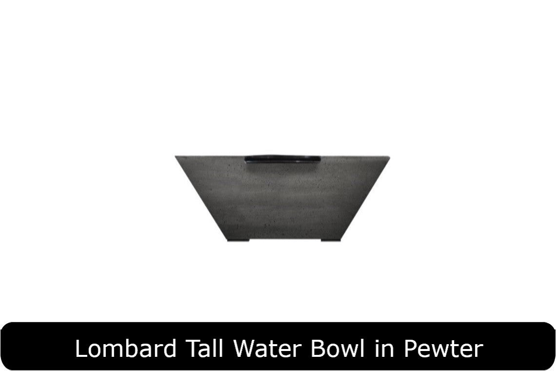 Prism Hardscapes Lombard Tall Square Water Bowl