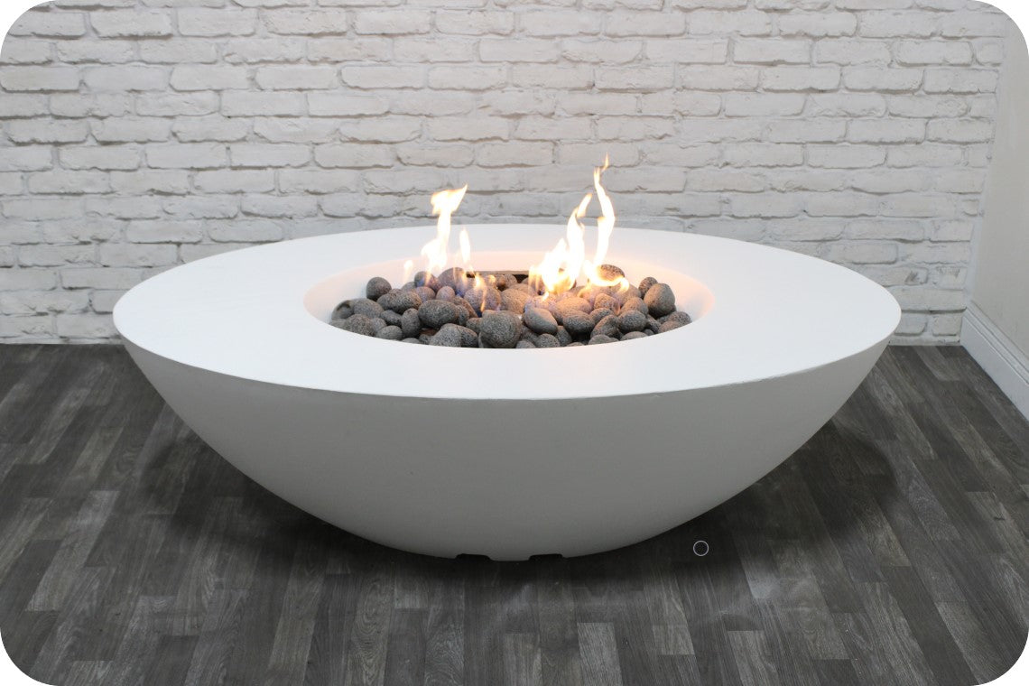 Prism Hardscapes Ovale Oval Gas Fire Pit Table