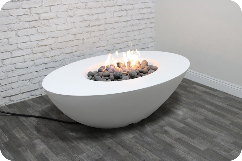 Prism Hardscapes Ovale Oval Gas Fire Pit Table
