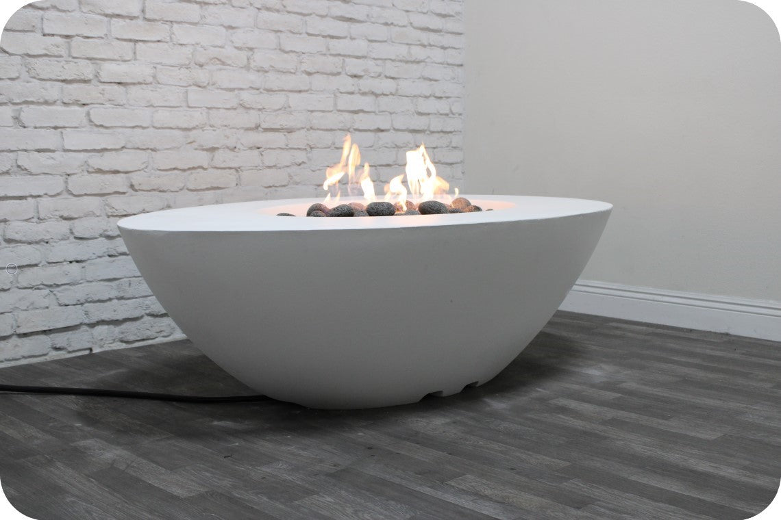 Prism Hardscapes Ovale Oval Gas Fire Pit Table
