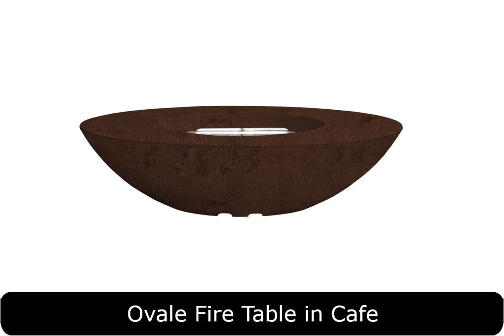 Prism Hardscapes Ovale Oval Gas Fire Pit Table