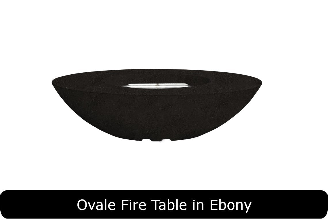 Prism Hardscapes Ovale Oval Gas Fire Pit Table