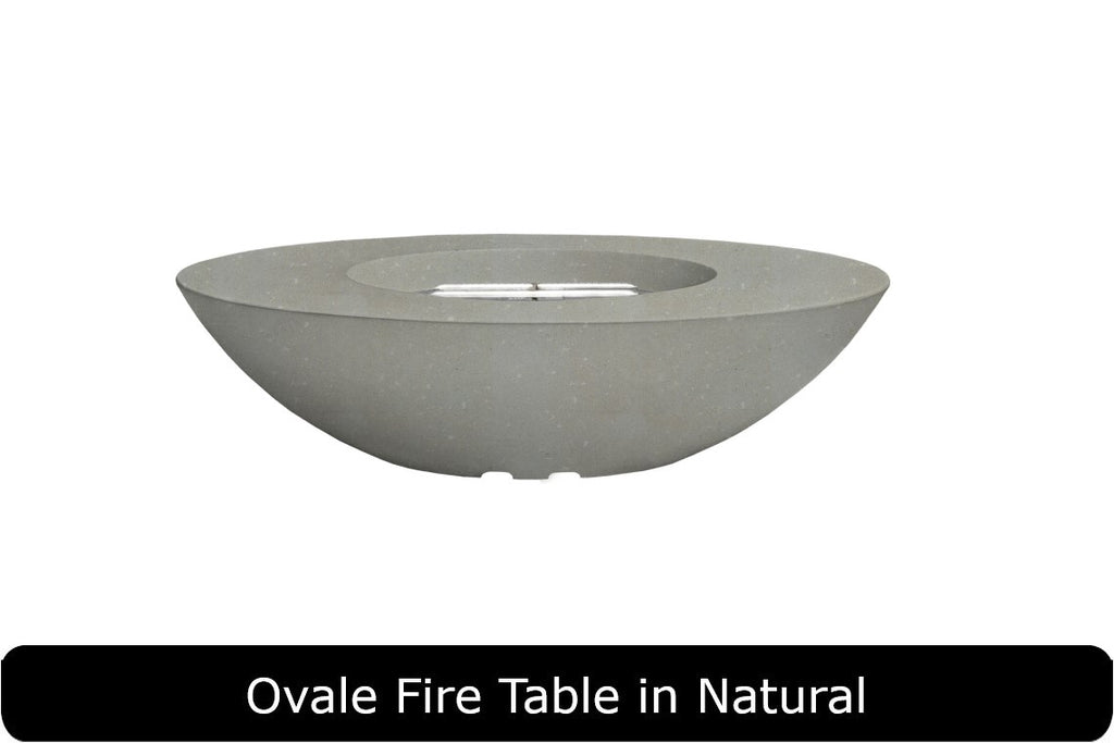 Prism Hardscapes Ovale Oval Gas Fire Pit Table