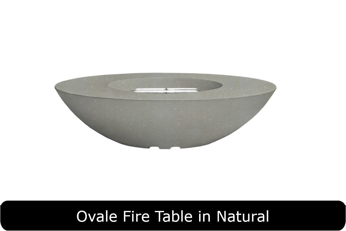 Prism Hardscapes Ovale Oval Gas Fire Pit Table