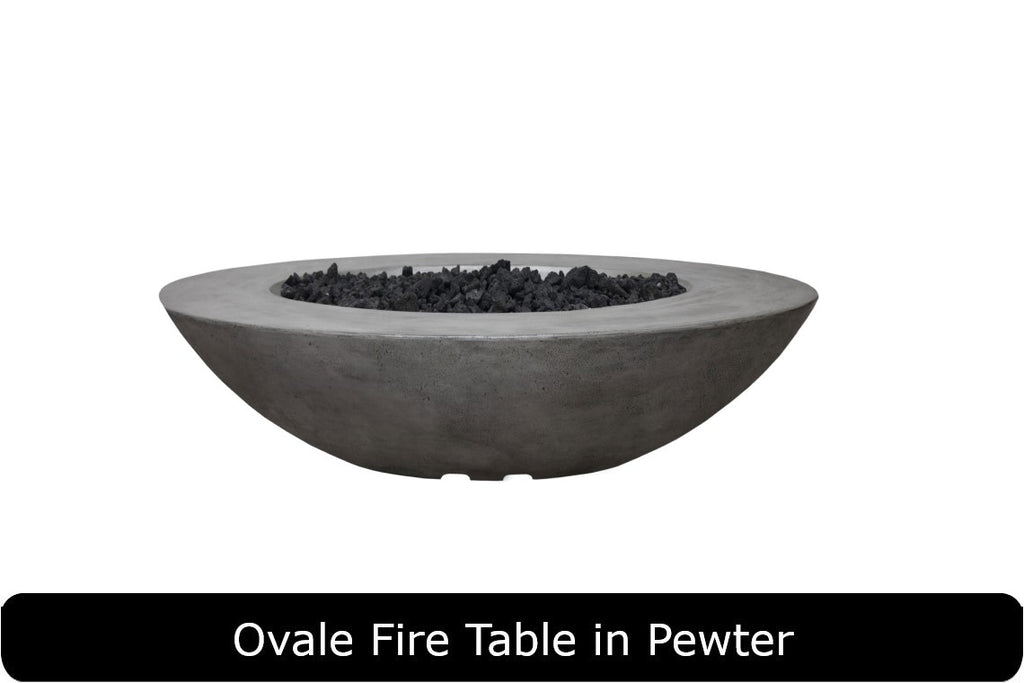 Prism Hardscapes Ovale Oval Gas Fire Pit Table