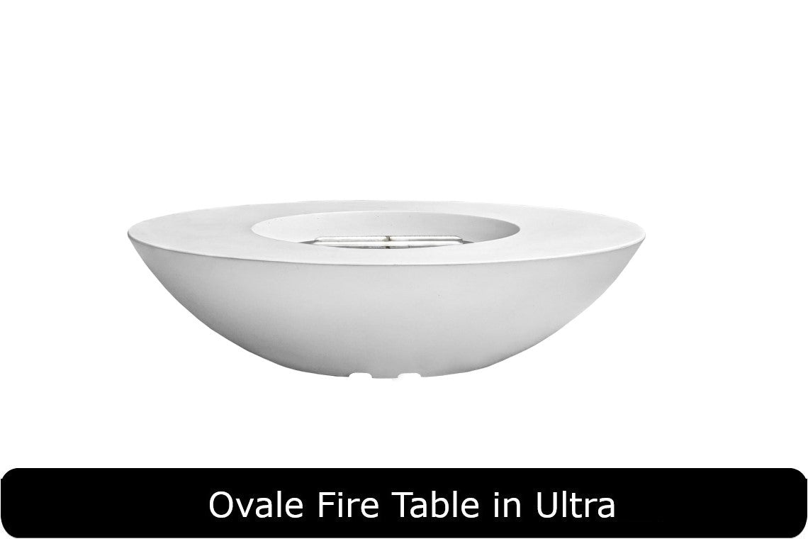 Prism Hardscapes Ovale Oval Gas Fire Pit Table