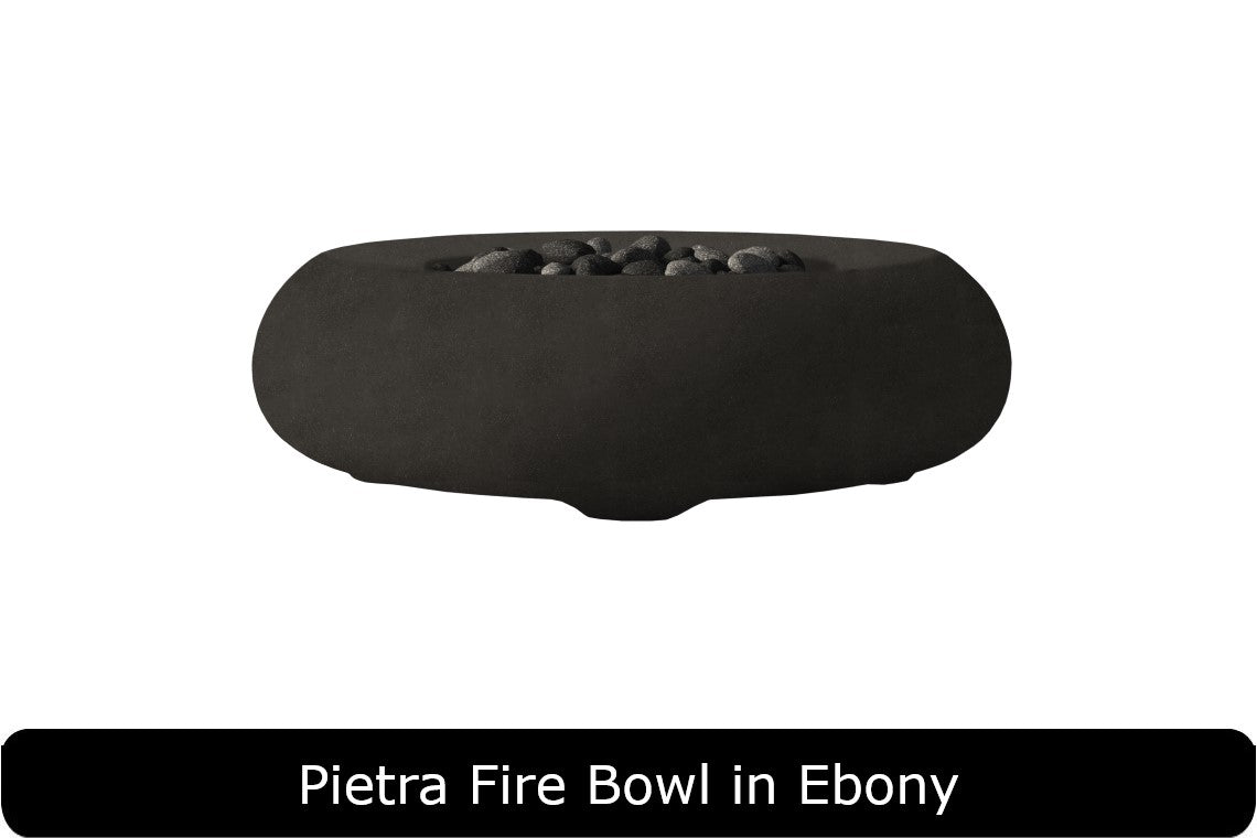 Prism Hardscapes Pietra Round Gas Fire Bowl