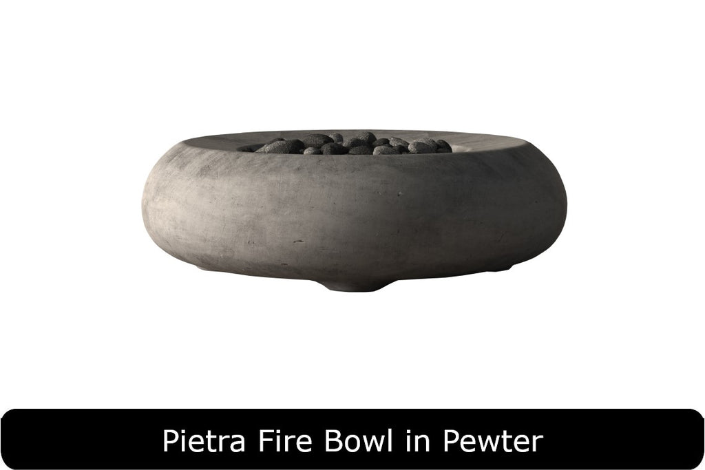 Prism Hardscapes Pietra Round Gas Fire Bowl