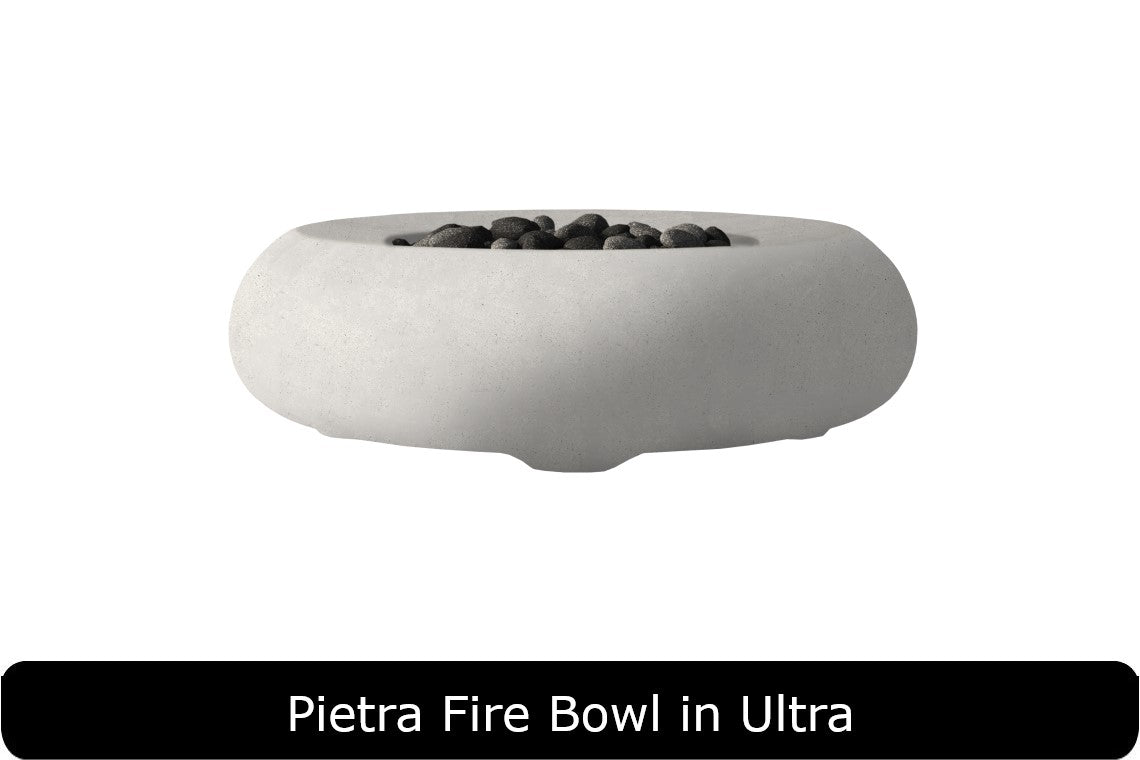 Prism Hardscapes Pietra Round Gas Fire Bowl