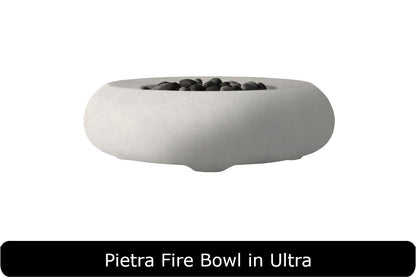 Prism Hardscapes Pietra 48in Round Gas Fire Bowl