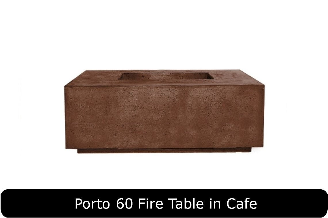 Prism Hardscapes Porto 60 Rectangle Propane Fire Table