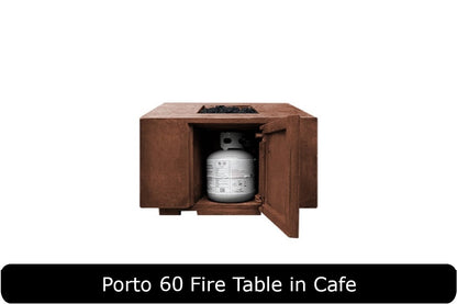 Prism Hardscapes Porto 60 Rectangle Propane Fire Table