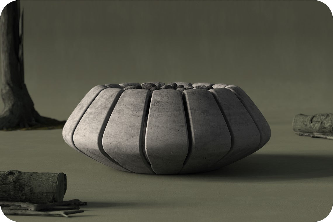 Prism Hardscapes Sunflower Round Gas Fire Bowl