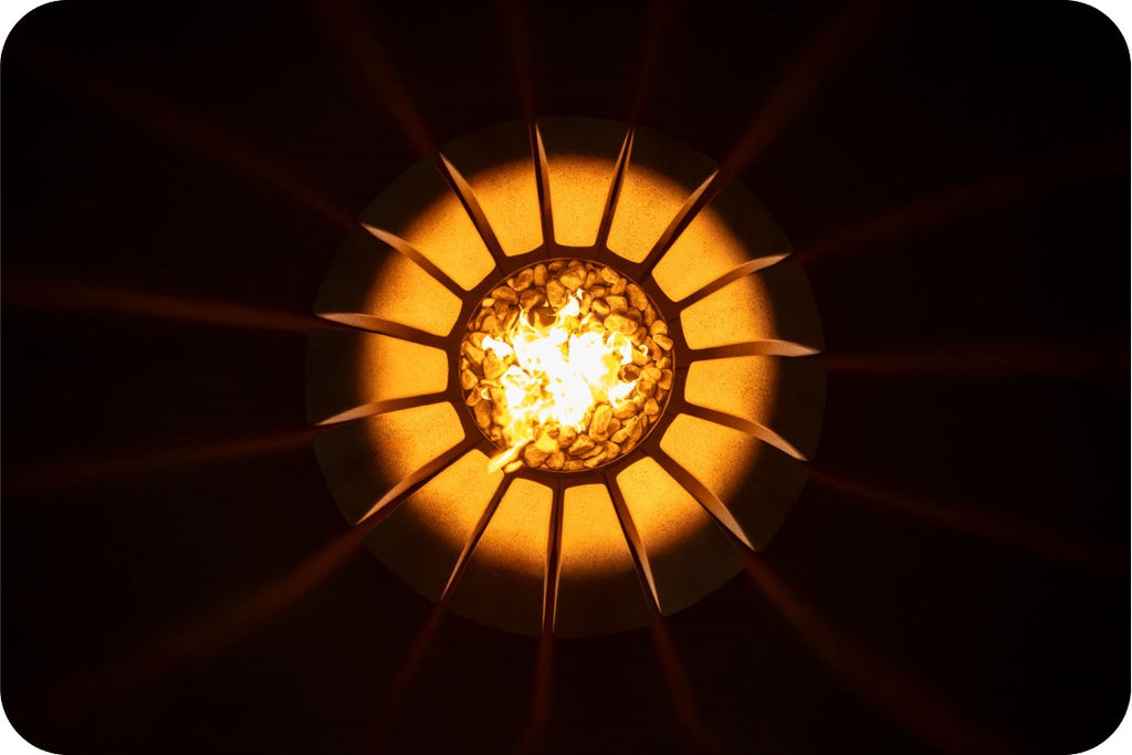 Prism Hardscapes Sunflower Round Gas Fire Bowl