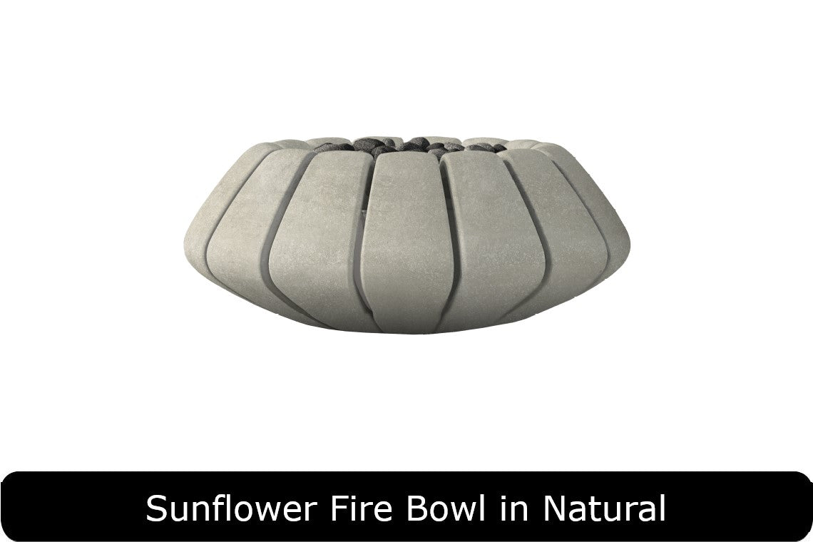 Prism Hardscapes Sunflower Round Gas Fire Bowl