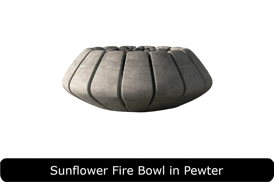 Prism Hardscapes Sunflower Round Gas Fire Bowl