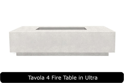 Prism Hardscapes Tavola 4 Rectangle 66in Gas Fire Table