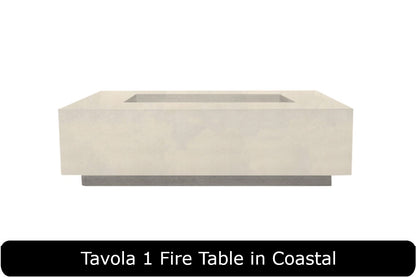 Prism Hardscapes Tavola 1 Rectangle 56in Gas Fire Table