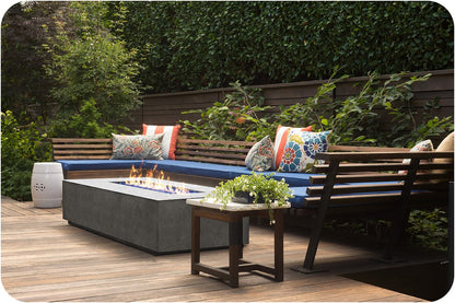 Prism Hardscapes Tavola 1 Rectangle 56in Gas Fire Table