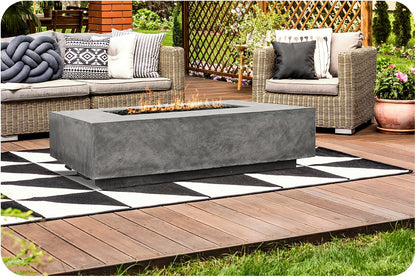 Prism Hardscapes Tavola 1 Rectangle 56in Gas Fire Table