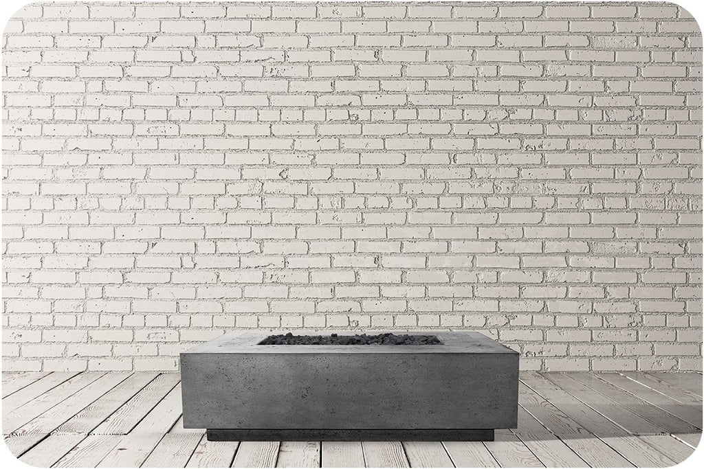 Prism Hardscapes Tavola 1 Rectangle Gas Fire Pit Table