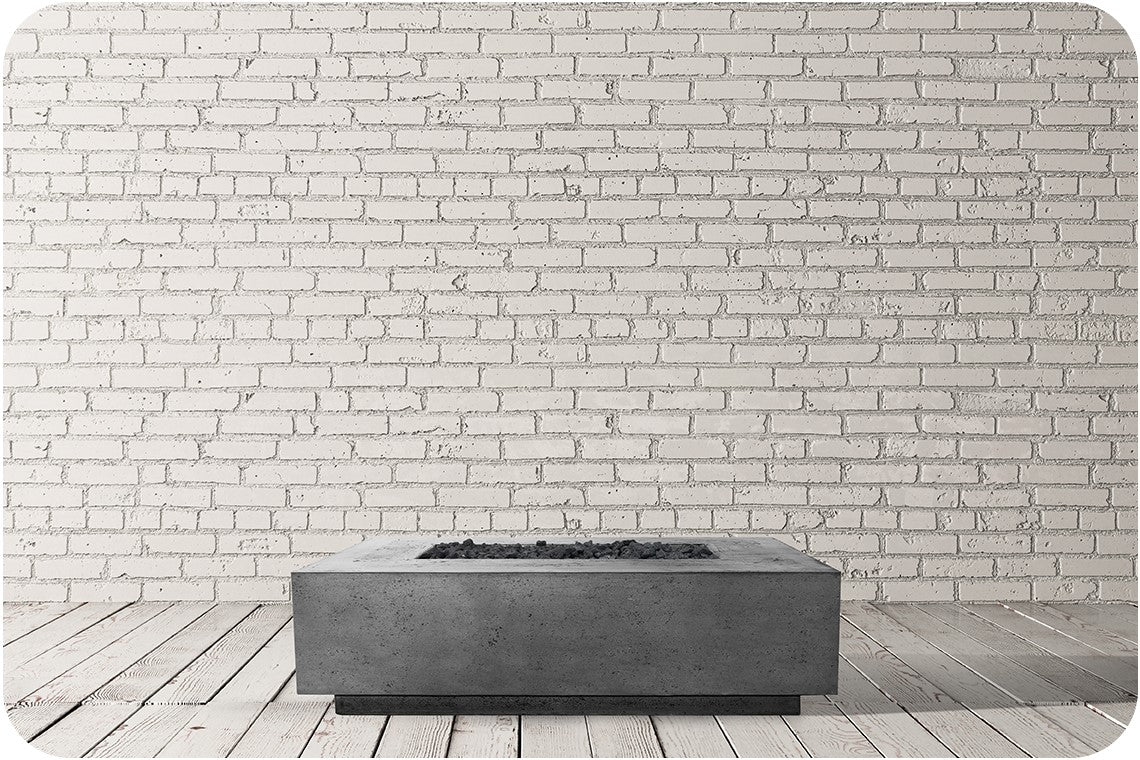Prism Hardscapes Tavola 1 Rectangle Gas Fire Pit Table